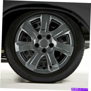 N[Jo[ 2010N2011Ñg^JivbVIj416 "ChromenuLbvzC[Jo[̃Zbg Set of Four 16" Chrome Hubcap Wheel Covers for 2010-2011 Toyota Camry (Push-on)