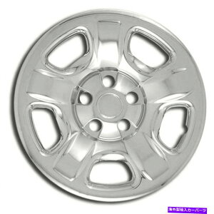 �N���[���J�o�[ 2002-07�̃z�C�[���X�L���J�o�[�W�[�v���o�e�B[4�̃N����16�C���`�Z�b�g]�v���~�A��FX Wheel Skin Covers for 2002-07 Jeep Liberty [Chrome 16-inch Set of 4] Premium FX�y���s�A���i�z