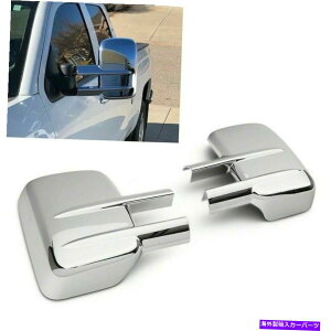 N[Jo[ 1999N2017ÑV{[Vo[hGMCVGgE~[́A^[VOiyAŃJo[ For 1999-2017 Chevy Silverado GMC Sierra Tow Mirror Covers W/O Turn Signal PAIR