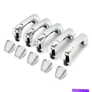 N[Jo[ GNXeAÕhAnh06-10n}[H3 H3Tׂ̂ẴNZbg55 Exterior Outside Door Handle All Chrome SET of 5 for 06-10 Hummer H3 H3T