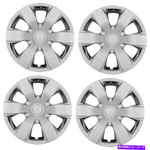 N[Jo[ 2007-2011g^J16 "vbVINzC[Jo[nuLbv 16" Push-on Chrome Wheel Cover Hubcaps for 2007-2011 Toyota Camry