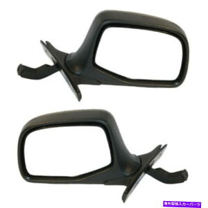 N[Jo[ 92-97 F-SeriessbNAbvgbNuRobN~[}jANyAZbg For 92-97 F-Series Pickup Truck Bronco Rear View Mirror Manual Chrome PAIR SET