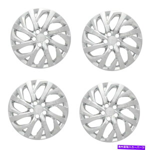 N[Jo[ zC[Jo[nuLbvtBbg2017-2018g^J[16 "4̃NbLZbg Wheel Covers Hubcaps Fits 2017-2018 Toyota Corolla 16" Chrome Plated Set Of 4