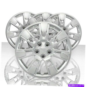 N[Jo[ 2014N2018Ñg^J[46 "14" 14̃X|[NzC[Jo[̃Zbg-Chrome Set of 4 16" 14 Spoke Wheel Covers for 2014-2018 Toyota Corolla - Chrome