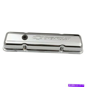 N[Jo[ vtH[GWouJo[BX^vX`[;Z;N; w/ bowtieSBtBbg Proform Engine Valve Covers; Stamped Steel; Short; Chrome; w/ Bowtie Logo; Fits