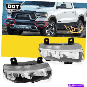 N[Jo[ 2019-2021 Dodge Ram 1500 2500 3500 LEDtHOCgvdLH+RHJo[Ȃ For 2019-2021 Dodge Ram 1500 2500 3500 LED Fog Light Lamps Bulbs LH+RH No Cover