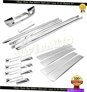 N[Jo[ 2009-2017̃NAbhLuR{EBhEV++nh+e[Q[gJo[ For 2009-2017 RAM QUAD CAB COMBO Window Sills+Pillar+Handle+Tailgate Covers