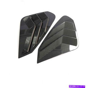 N[Jo[ RAV4̂߂2019-2022REAREBhEgCAOpl̑Jo[Vb^[XebJ[ For RAV4 2019-2022Rear Window Triangle Panel Decoration Cover Shutters Stickers