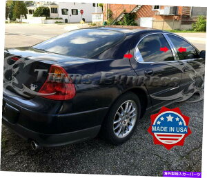 クロームカバー フィット:1999-2004クライスラー300m 6pc柱ポストトリムステンレススチールドアカバー fit:1999-2004 Chrysler 300M 6Pc Pillar Post Trim Stainless Steel Door Cover