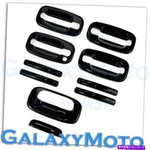 N[Jo[ 99-06 GMC Sierra Gloss Black4hAnh+ANZQȂKH+e[Q[gJo[ 99-06 GMC Sierra Gloss Black 4 Door Handle+without Passenge KH+Tailgate Cover