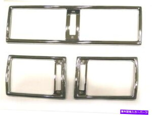 N[Jo[ 95-00ZfXW202 CNXtgGAxgt[NJo[XeX 95-00 for Mercedes W202 C Class Front Air Vent Frame Chrome Cover Rim Stainless