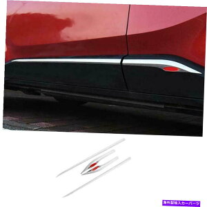 N[Jo[ g^Chr CH-R 2018-2022NX`[hA{fBTCh[fBOJo[g4PC For Toyota CHR CH-R 2018-2022 Chrome Steel Door Body Side Molding Cover Trim 4PC