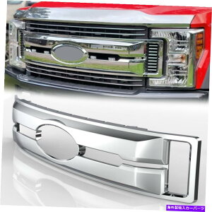 �N���[���J�o�[ 2017-2019 Ford F250 F350 XL Chrome Snap on Grille Overlay�t���O�����J�o�[ For 2017-2019 Ford F250 F350 XL CHROME Snap On Grille Overlay Full Grill Covers�y���s�A���i�z