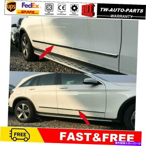 N[Jo[ 4PCShATChV[fBOgK[hJo[xcGLC GLC300 2016-2021̃tBbg 4Pcs Door Side Sill Molding Trims Guard Cover Fits for Benz GLC GLC300 2016-2021