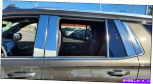 クロームカバー 2021-Up Chevy Suburban GMC Yukon XL 10pc Pillarポストステンレストリムドアカバー 2021-UP Chevy Suburban GMC Yukon XL 10Pc Pillar Post Stainless Trim Door Cover