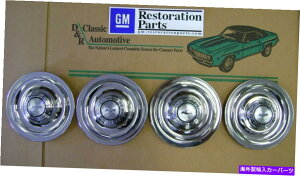 N[Jo[ [zC[Z^[Lbv66 67tbgfBXNu[L4PC GMCinuLbv Rally Wheel Center Cap 66 67 Flat Disc Brake 4pc GM Restoration Parts hub caps