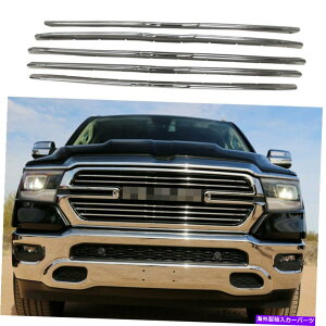 �N���[���J�o�[ �O�����J�o�[�t�B�b�g2019-2022�_�b�W����1500�O�����I�[�o�[���C�g�����N�����ɃX�i�b�v Grille Covers Fits 2019-2022 Dodge Ram 1500 Snap On Grill Overlay Trim Chrome