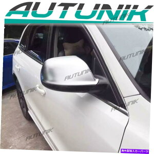 �N���[���J�o�[ �}�b�g�N�����T�C�h�~���[�J�o�[�L���b�v�t�B�b�g�A�E�f�BQ7 2010-2015 Q5 09-17 w/o�A�V�X�g Matte Chrome Side Mirror Cover Caps Fit AUDI Q7 2010-2015 Q5 09-17 W/O Assist�y���s�A���i�z