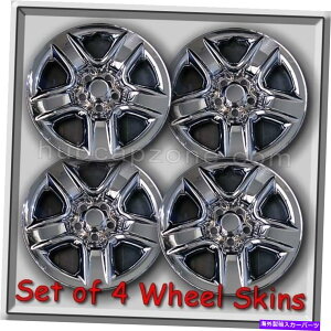 N[Jo[ 4 Chrome Rav-4zC[XLnuLbv17 "2006-2012g^RAV4zC[Jo[ 4 Chrome Rav-4 Wheel Skins Hubcaps 17" 2006-2012 Toyota Rav4 Wheel Covers