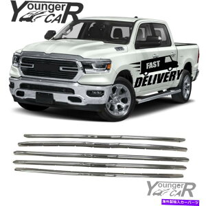 �N���[���J�o�[ 2019-2022�̃N�����O�����J�o�[�_�b�W����1500�O�����I�[�o�[���C�g�����̃X�i�b�v Chrome Grille Covers For 2019-2022 Dodge Ram 1500 Snap On Grill Overlay Trim