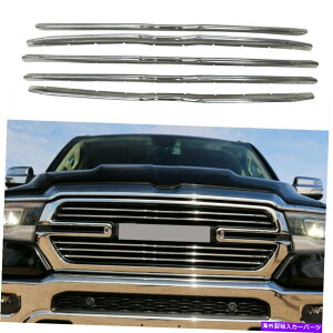 �N���[���J�o�[ 2019-2022 Dodge Ram 1500�O�����J�o�[�O�����I�[�o�[���C�g�����N�����̃X�i�b�v Fits 2019-2022 Dodge Ram 1500 Grille Cover Snap On Grill Overlay Trim Chrome