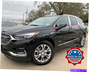 N[Jo[ 2018-2021rCbNGN[u12pcNs[|XggXeXX`[hAJo[ 2018-2021 Buick Enclave 12Pc Chrome Pillar Post Trim Stainless Steel Door Cover