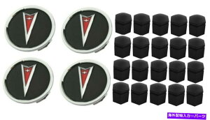 N[Jo[ NzC[Z^[LbvƃNubNJo[Zbg2004-2006|eBAbNGTO Chrome Wheel Center Cap and Chrome Black Cover Set 2004-2006 Pontiac GTO