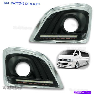N[Jo[ tBbgDRLg^@HiaceCommuter 2012̃CgJo[CgJo[2013 14 FITT DRL Daytime Running Light Cover For Toyota Van HiaceCommuter 2012 2013 14