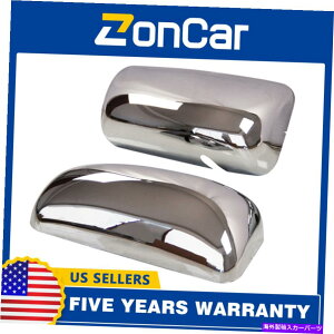 N[Jo[ NhA~[08-16P[XT270 T370 T600 T660 T800LH+RHyAJo[Ă܂ Chrome Door Mirror Covers LH+RH Pair for 08-16 Kenworth T270 T370 T600 T660 T800