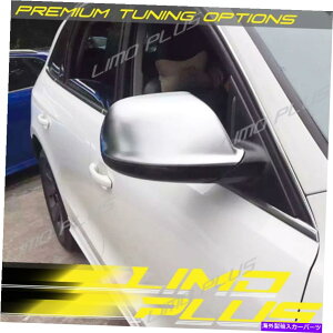 �N���[���J�o�[ �A�E�f�BQ5�̃}�b�g�N�����~���[�J�o�[�L���b�v8R SQ5 09-17 Q7 10-15���[���A�V�X�g Matt Chrome Mirror Cover Caps For AUDI Q5 8r SQ5 09-17 Q7 10-15 With Lane Assist�y���s�A���i�z