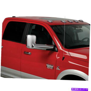 �N���[���J�o�[ 10-18�_�b�W����1500 w/��������p�̃v�g�R�N����ABS�~���[�u���P�b�g�J�o�[ Putco Chrome ABS Mirror Bracket Covers for 10-18 Dodge RAM 1500 w/Towing Mirrors�y���s�A���i�z
