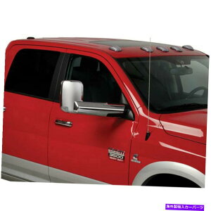 �N���[���J�o�[ 10-18�̃N�����~���[�u���P�b�g�J�o�[�_�b�W����1500 w/putco�ɂ�邯����� Chrome Mirror Bracket Covers for 10-18 Dodge RAM 1500 w/Towing Mirrors by PUTCO�y���s�A���i�z