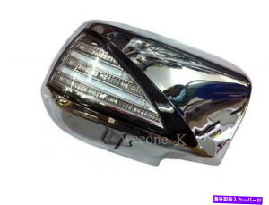 N[Jo[ L.E.D Chrome Mirror Cover Trim Isuzu D -Max DMax Pickup 2012-2015̎gp L.E.D CHROME MIRROR COVER TRIM USE FOR ISUZU D-MAX DMAX PICKUP 2012 - 2015