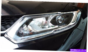 N[Jo[ YX-Trail 2015-̃wbhve[CgJo[N - HEAD LAMP & TAIL LIGHT COVER CHROME FOR NISSAN X-TRAIL 2015-