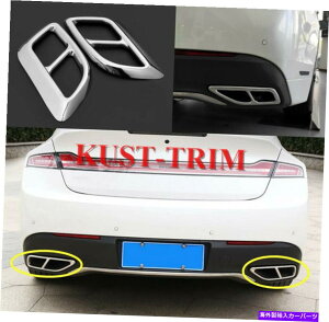 N[Jo[ 2017-2020J[MKZXeXGL][Xg}t[Jo[gɓKĂ܂ Fit For 2017-2020 Lincoln MKZ Stainless Exhaust Muffler Decorative Cover Trim
