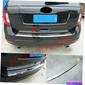 �N���[���J�o�[ �t�H�[�h�G�b�W2007-2014�X�e�����X���A�o���p�[�v���e�N�^�[�K�[�h�V���v���[�g�J�o�[ For Ford Edge 2007-2014 Stainless Rear Bumper Protector Guard Sill Plate Cover�y���s�A���i�z