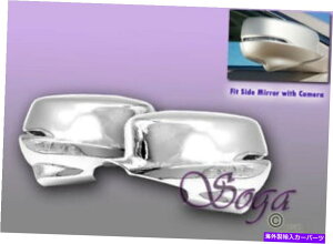 US~[ 2010-2015 Honda Crosstour Chrome Side MirroŕAMJz[Jo[Ă܂ FIT 2010-2015 HONDA CROSSTOUR CHROME SIDE MIRROR COVERS W/ SIGNAL CAMERA HOLE US