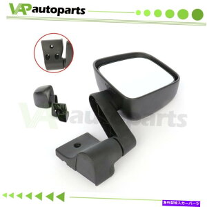 US~[ 2003-2006W[vO[TJTCh~[ubN}jA܂肽݃}jA Fits 2003-2006 JEEP WRANGLER TJ Left Side Mirror Black Manual Fold Manual