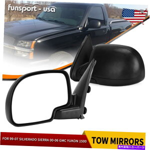 US�~���[ 1999�N����2007�N�̃}�j���A���~���[�V���o�[�h�V�G��00-06 GMC���[�R��1500�h���C�o�[�T�C�h Manual Mirror For 1999-2007 Silverado Sierra 00-06 GMC Yukon 1500 Driver Side