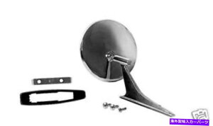 US~[ 1967J}TCh~[{E^ĈȂVN~[ 1967 CAMARO SIDE MIRROR NEW CHROME MIRROR WITH NO BOWTIE