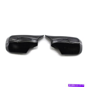 US~[ BMW E46 98-05Z_325i 328i 330iTChhA~[Jo[Lbv̂߂̃OXubN Gloss Black For BMW E46 98-05 Sedan 325i 328i 330i Side Door Mirror Cover Caps