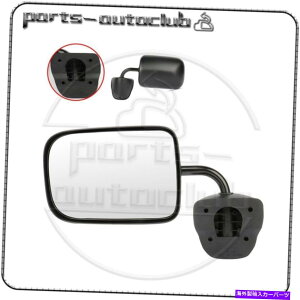 US~[ 1994N1996Ñ_bWo/tTCY̍~[ubN}jA܂肽݃}jA For 1994-1996 DODGE VAN/FULLSIZE Left Side Mirror Black Manual Fold Manual