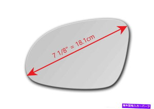 US~[ S-502LFH VW Jetta EOSpTbgrbgGTIhCo[TCĥ߂̉M~[OX S-502LFH Heated Mirror Glass for VW Jetta Eos Passat Rabbit GTI Driver Side Left