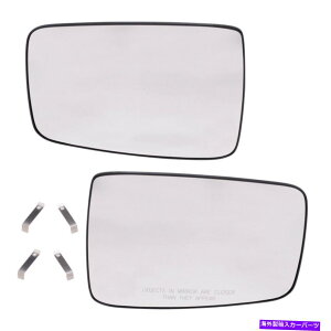 US~[ hCo[ƏȃTCh~[KXx[XtBbg2009 15002010-2018 1500/2500 Driver & Passenger Side Mirror Glass & Base fit 2009 1500 & 2010-2018 1500/2500