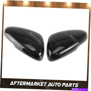 US�~���[ 18-20�z���_�A�R�[�h�J�[�{���t�@�C�o�[���b�N�A�u�X�g�����I�[�o�[���C�y�A�̃T�C�h�~���[�J�o�[ Side Mirror Cover For 18-20 Honda Accord Carbon Fiber Look ABS Trim Overlay Pair�y���s�A���i�z