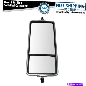 US�~���[ 16 x 7�X�e�����X�|���C�ݓʋ��~���[�o�u���o�b�NHD�Z�~�g���b�N 16 x 7 Stainless Steel West Coast Convex Mirror Bubble Back for HD Semi Truck�y���s�A���i�z