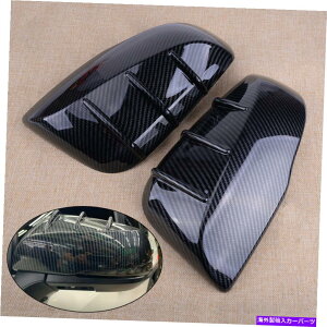 US~[ g^RAV4 2019 2020ɓKJ[{t@Co[ABSTCh~[Jo[Lbv Carbon Fiber ABS Side Mirror Cover Caps fit for Toyota RAV4 2019 2020