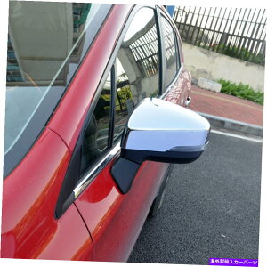 USミラー クロムサイドバックミラーカバーカバートリムスバルクロストレックXV 2017 2018 2019 Chrome Side Rearview Mirror Cover trim For Subaru Crosstrek XV 2017 2018 2019