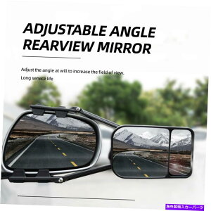 US�~���[ �����\�ȃg���[���[�f���A���g�E�~���[�g�����j�o�[�T���J�[�T�C�h�u���C���h�X�|�b�g�X�g���b�v ADJUSTABLE Trailer Dual Tow Mirror Extension Universal Car Side Blind Spot Strap�y���s�A���i�z