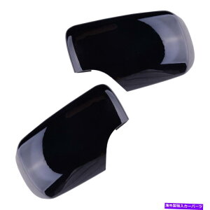 US~[ 1yATChAr[~[Jo[LbvBMW 3V[YE46ɓKĂ̂ubNtBbg 1Pair Side Rear View Mirror Cover Cap Glossy Black Fit For BMW 3 Series E46